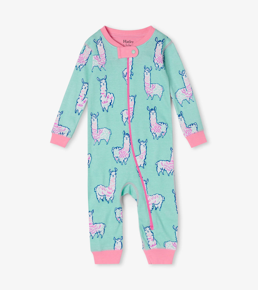Pijama Adorable Alpacas entero bebé